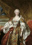 Charles Amedee Philippe Van Loo Official portrait of Queen Isabel de Farnesio